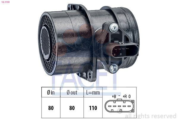 Sensor de flujo de aire para Audi A6 C5 4B2, 4B4