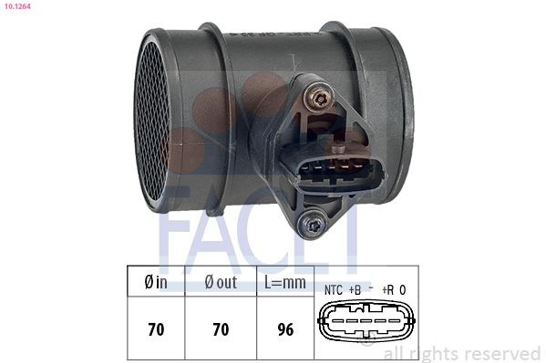 Sensor de flujo de aire para Hyundai Elantra III XD