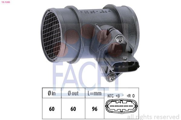 836644 General Motors Sensor de flujo de aire