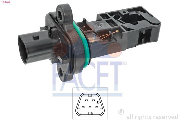 12671616 Peugeot/Citroen Sensor de flujo de aire