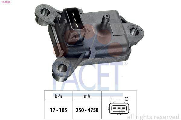 46531222 Ferrari Sensor De Presion Del Colector De Admision