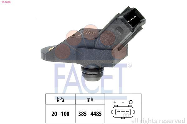 103010 Facet Sensor De Presion Del Colector De Admision