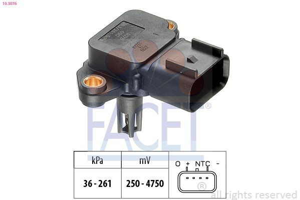 103076 Facet Sensor de presión de sobrealimentación