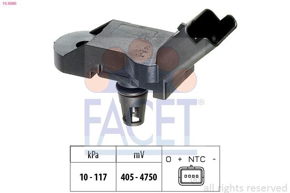 Sensor de presión del colector de admisión 70670500 Herth+buss