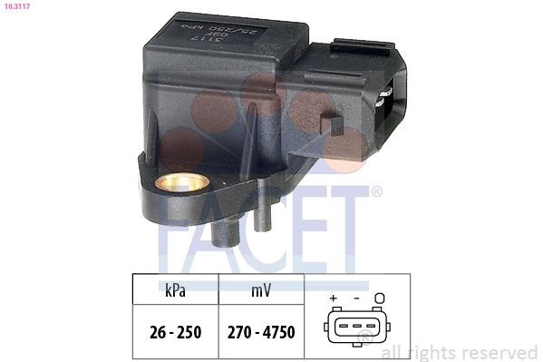Comprar APS30 Polcar Sensor de presión del colector de admisión