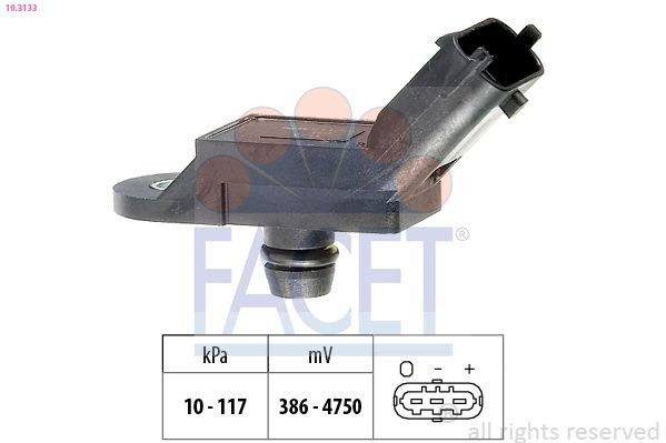 103133 Facet Sensor De Presion Del Colector De Admision