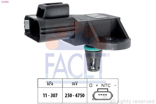 Comprar 6C119F479AB VAG Sensor de presión del colector de admisión