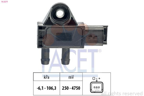 103271 Facet Sensor de presion de escape