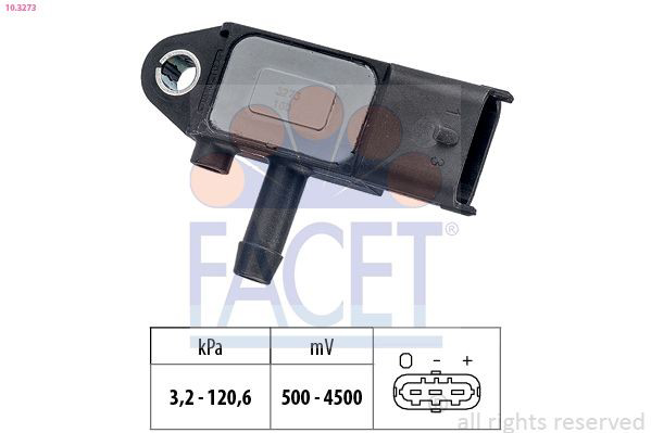 103273 Facet Sensor de presion de escape