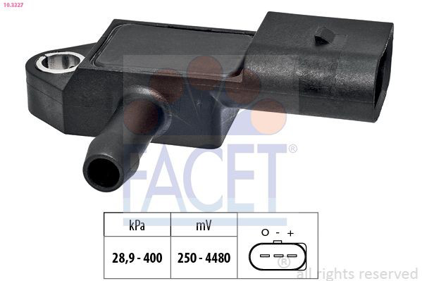 103327 Facet Sensor De Presion Del Colector De Admision