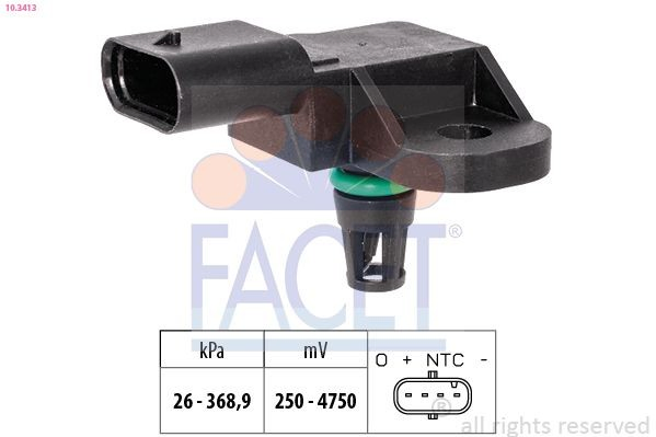 Sensor de temperatura del aire de admisión para Peugeot 508 SW II FC, FJ, F4