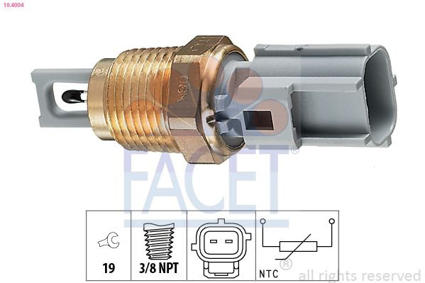 104004 Facet Sensor de temperatura del aire de admisión