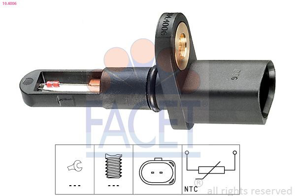  Sensor de temperatura del aire de admisión Audi Q7 