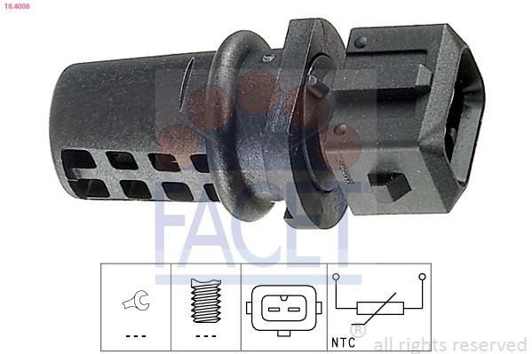 104008 Facet Sensor de temperatura del aire de admisión