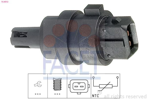 Sensor de temperatura del aire de admisión para Audi A6 C4 4A5