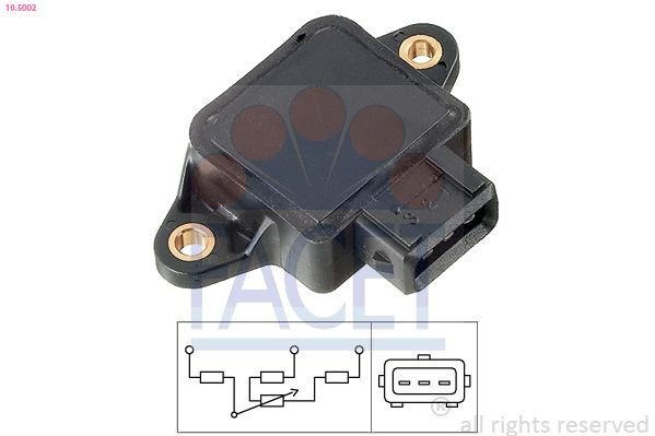3451671 Volvo Sensor de posición del acelerador