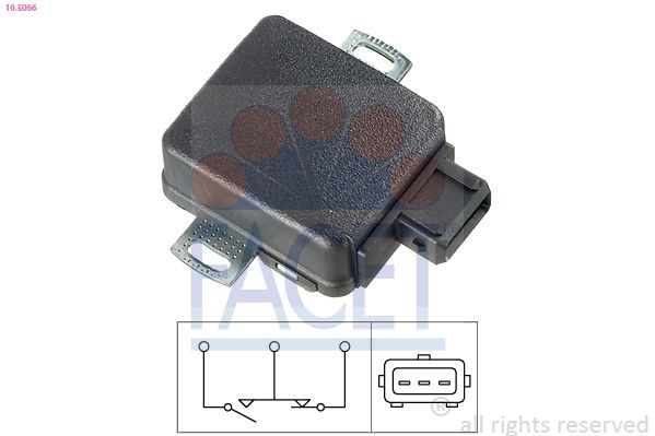 105066 Facet Sensor de posición del acelerador