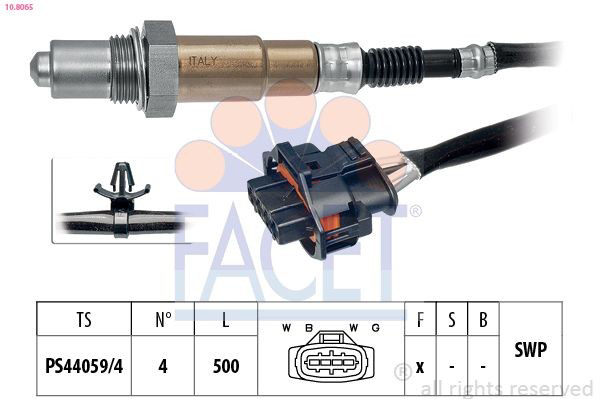 Sensor de oxígeno previo al catalizador 855422 General Motors