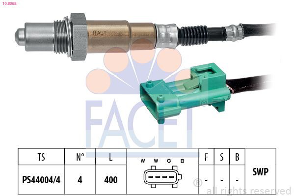 108068 Facet Sensor de oxígeno previo al catalizador