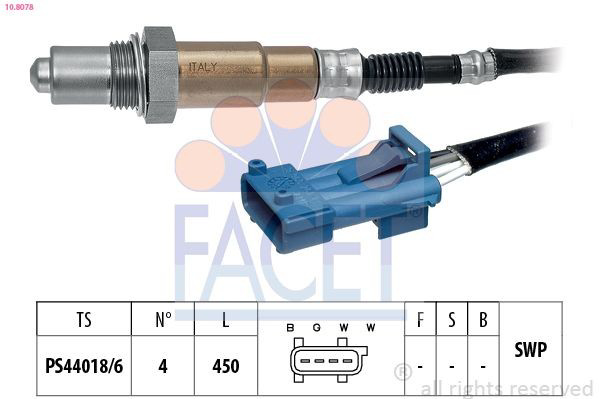 OZA628U3 Magneti Marelli Sonda lambda de oxígeno posterior al catalizador