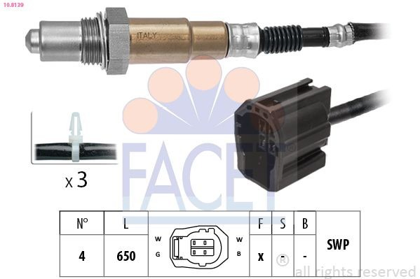 Sonda lambda (NOx, O2) para Mazda 3  BK