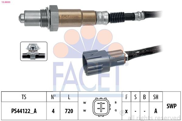 Sonda lambda (NOx, O2) para Toyota Avensis II T25