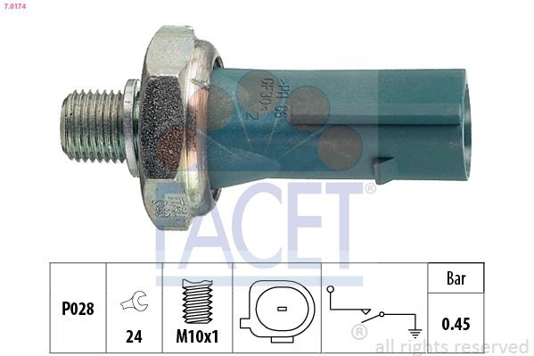 Sensor de presión de aceite Skoda Octavia 