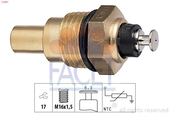 Sensor temperatura refrigerante para Isuzu Trooper  UBS