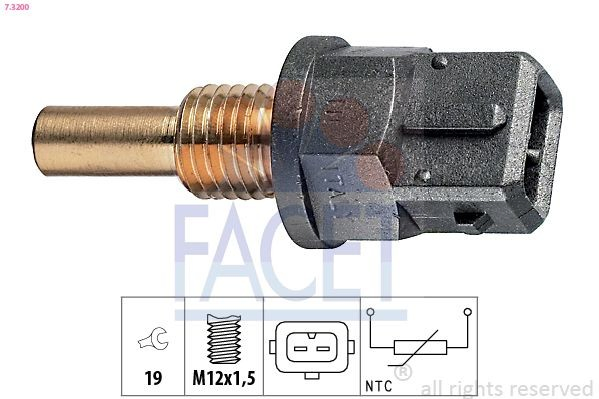 Sensor de temperatura del refrigerante Skoda Octavia III A7