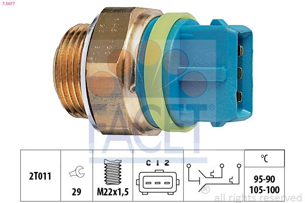 75677 Facet Interruptor térmico