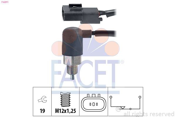 Interruptor piloto de marcha atrás para Hyundai Atos  MX
