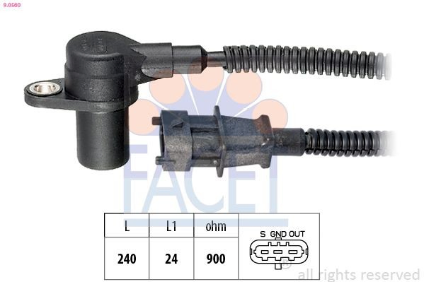 Sensor de posición del cigüeñal para KIA Sorento I JC