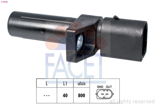  Sensor de cigüeñal Smart FORTWO 