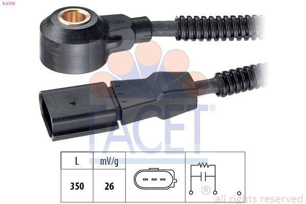 93170 Facet Sensor de detonación
