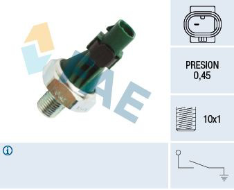 12571 FAE Indicador de presión del aceite