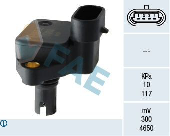 15066 FAE Sensor De Presion Del Colector De Admision