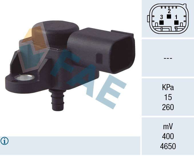 15074 FAE Sensor de presión de sobrealimentación