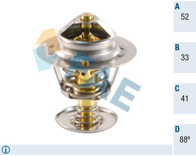 5307688 FAE Termostato de agua