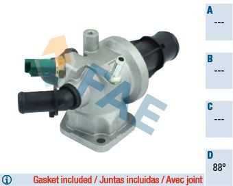  Caja de termostato Opel Combo 