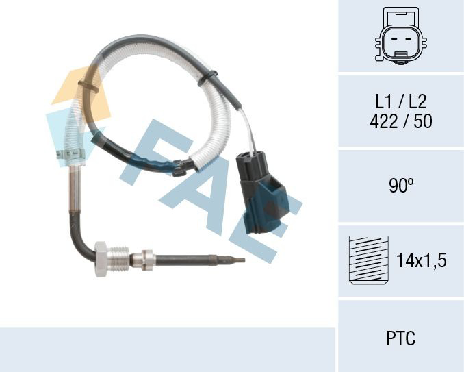 68067 FAE Sensor de temperatura de gases de escape después del catalizador