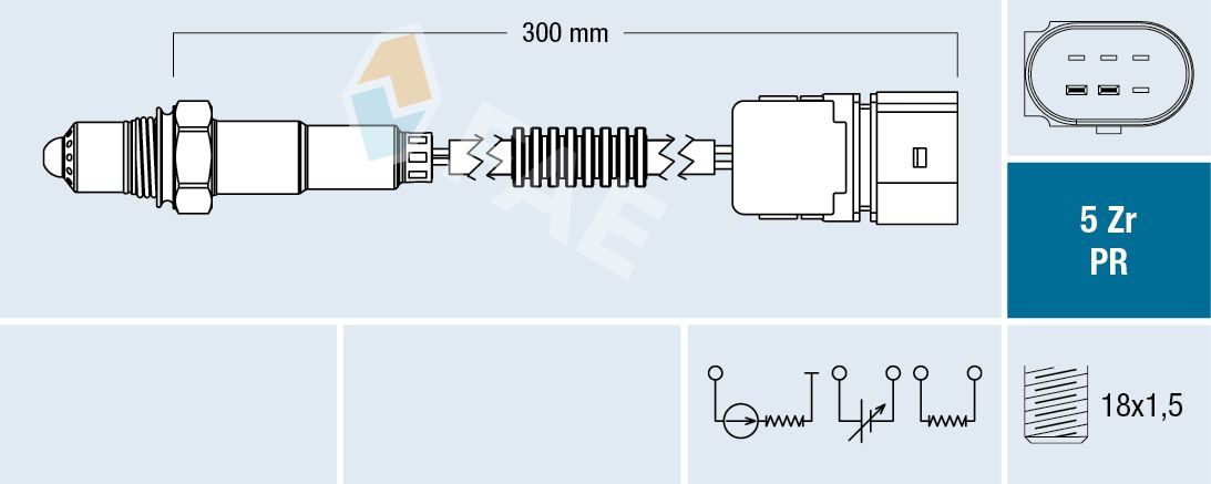 75048 FAE Sensor de oxígeno previo al catalizador