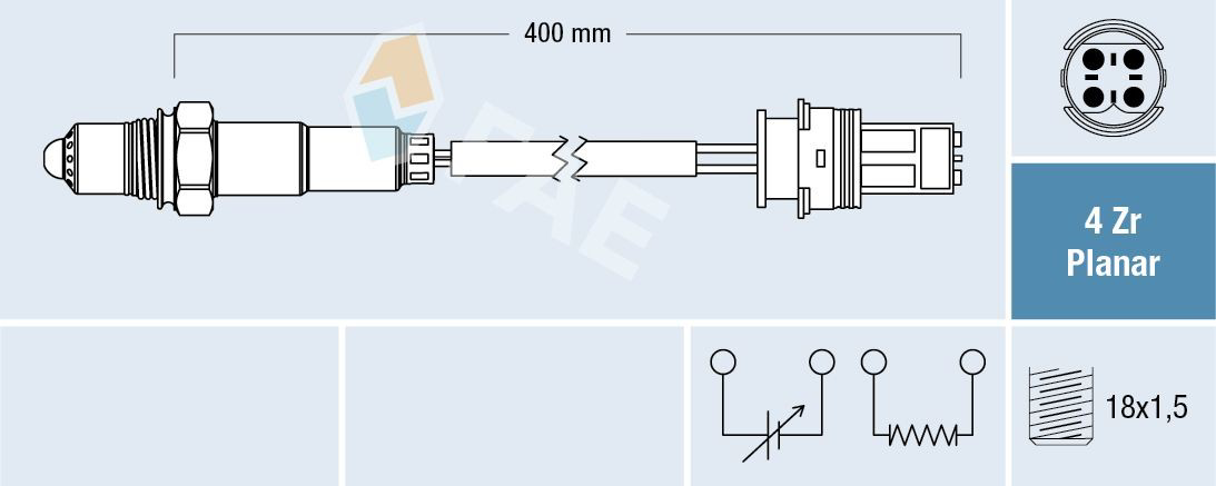 77251 FAE Sonda lambda (NOx, O2)