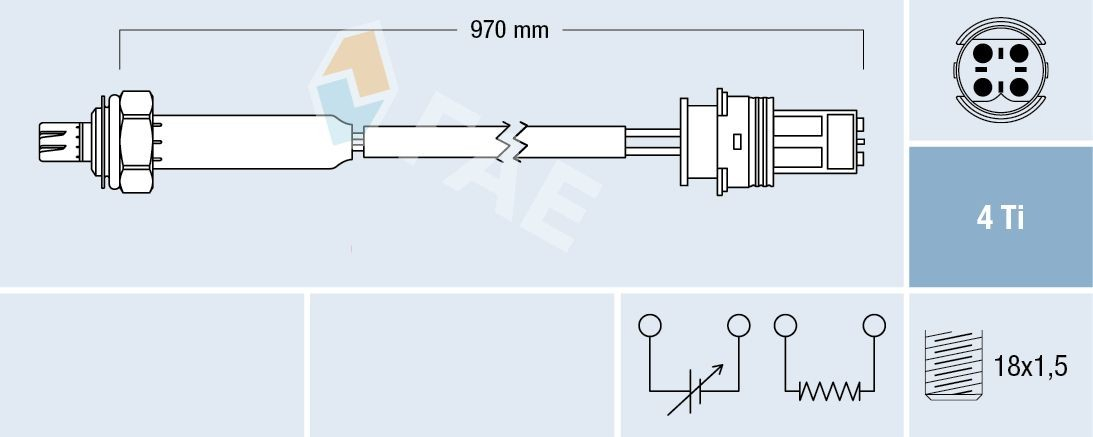 77354 FAE Sonda lambda (NOx, O2)