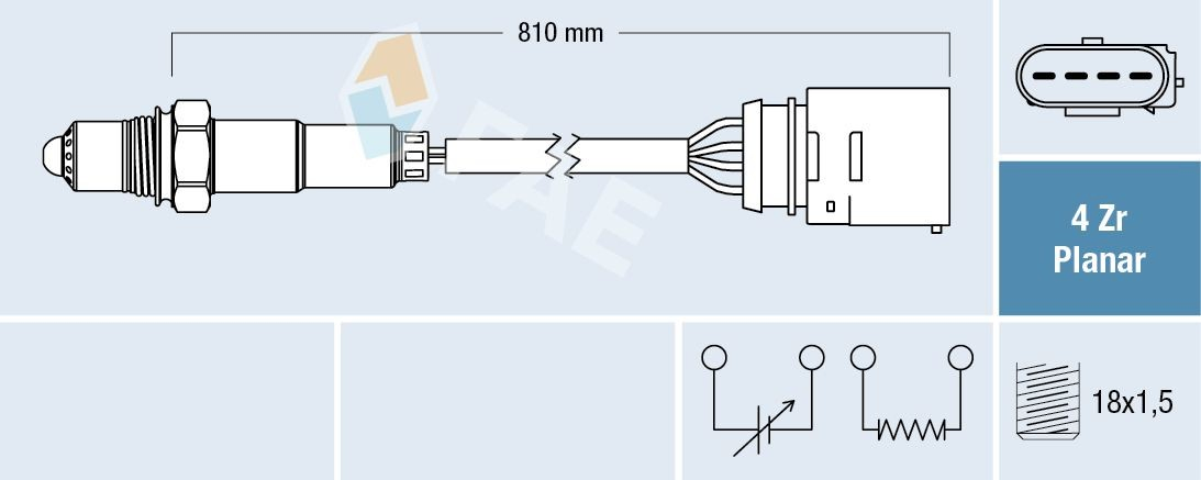 Comprar 06A906262BB Lamborghini Sonda lambda de oxígeno posterior al catalizador