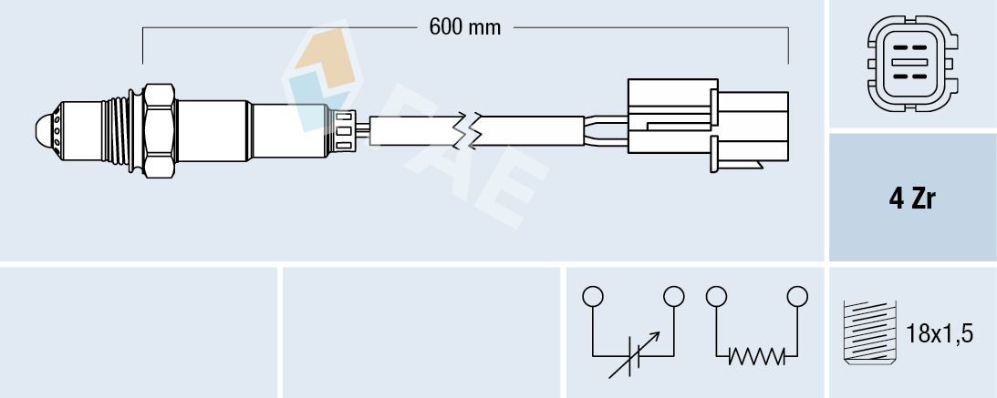  Sonda lambda Chevrolet Aveo 1
