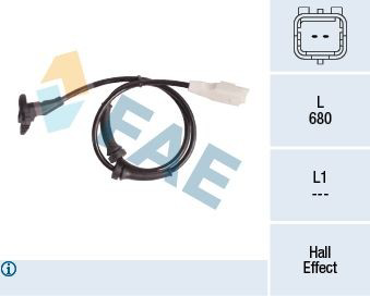 78181 FAE Sensor de rueda abs