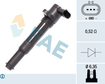 80233 FAE Bobina de ignición