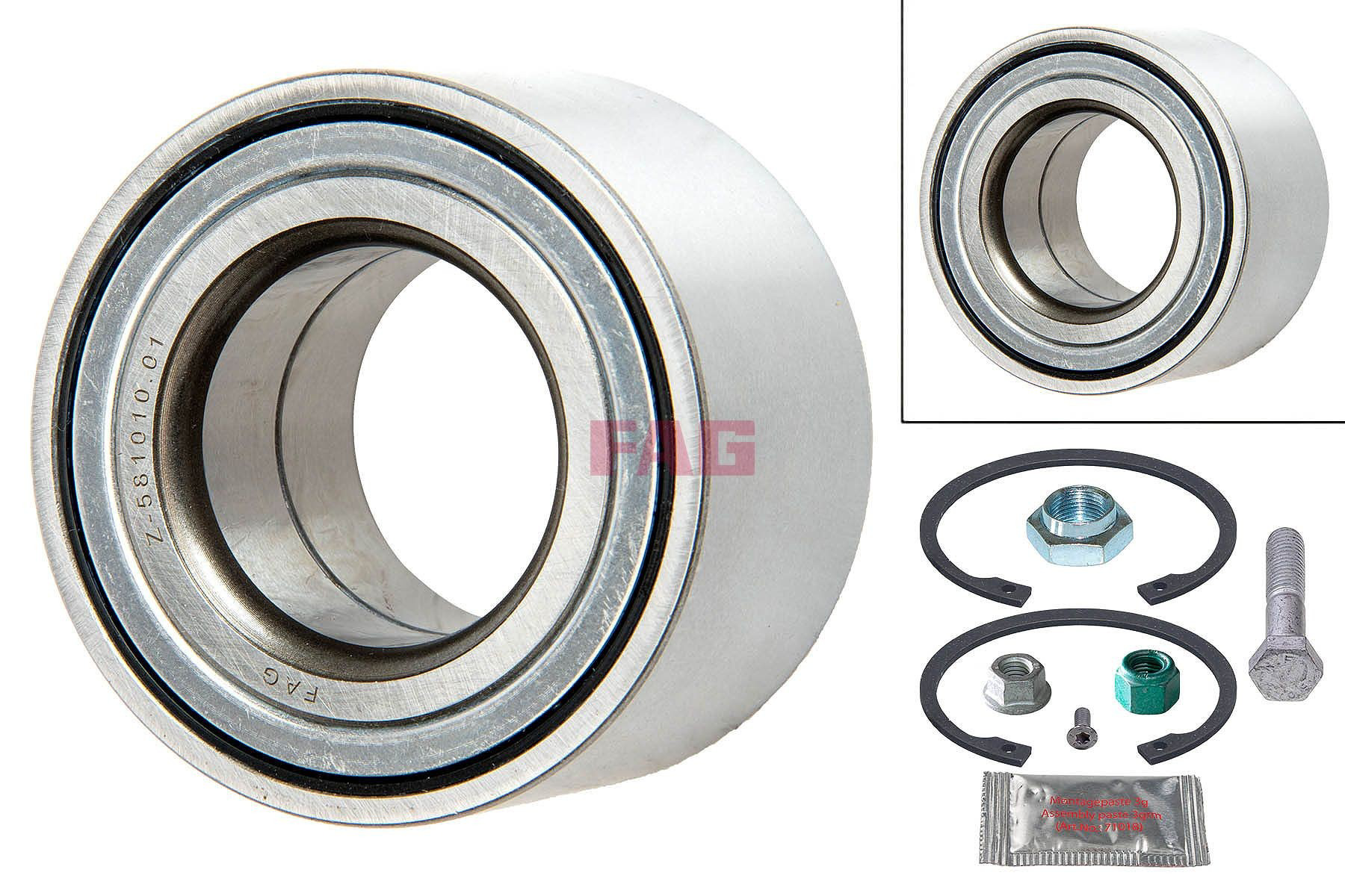Cojinete de rueda delantero FAG 713610180 precio, desde 30,56 EUR