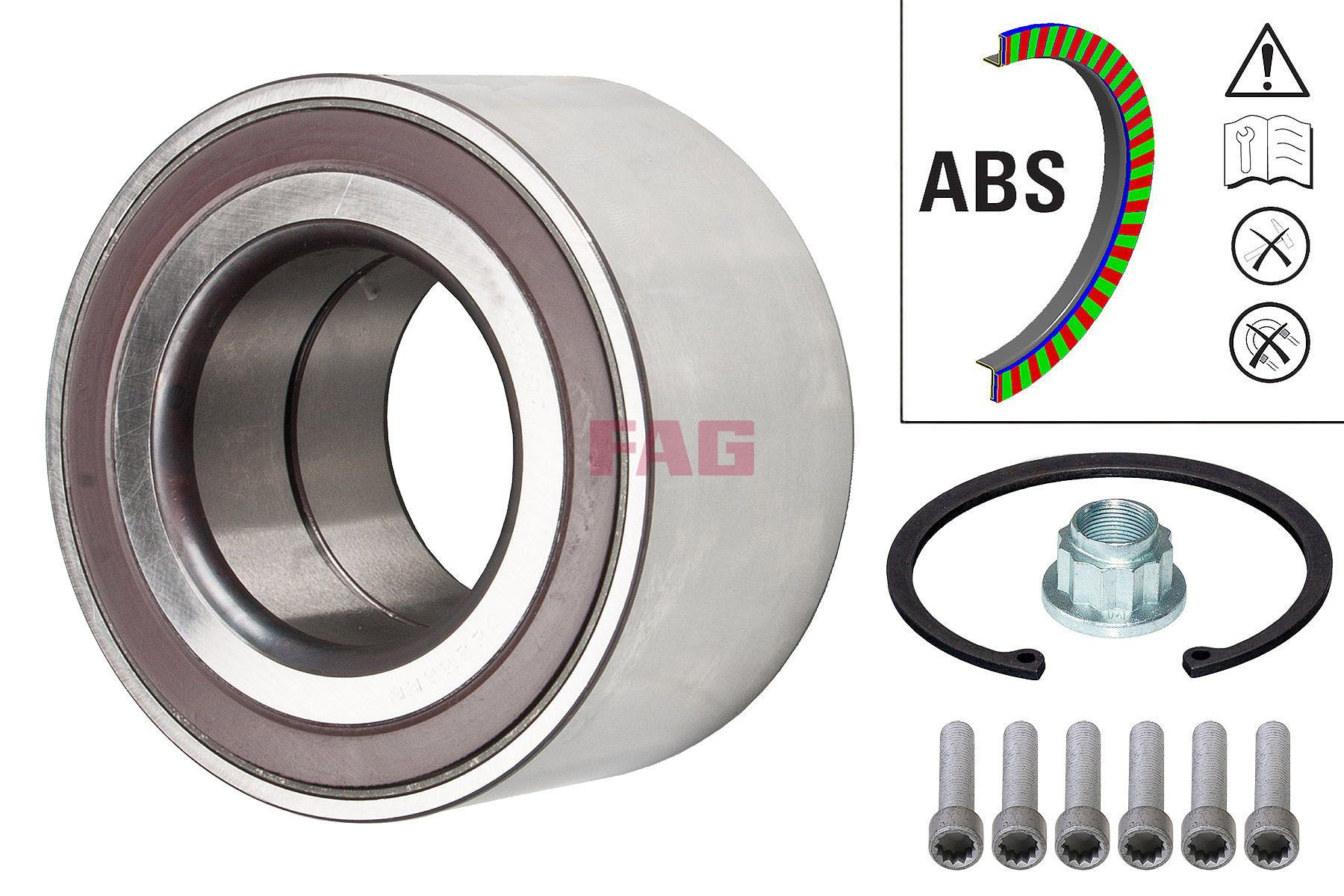 Cojinete de cubo delantero/trasero FAG 713610640 precio, desde 59,35 EUR