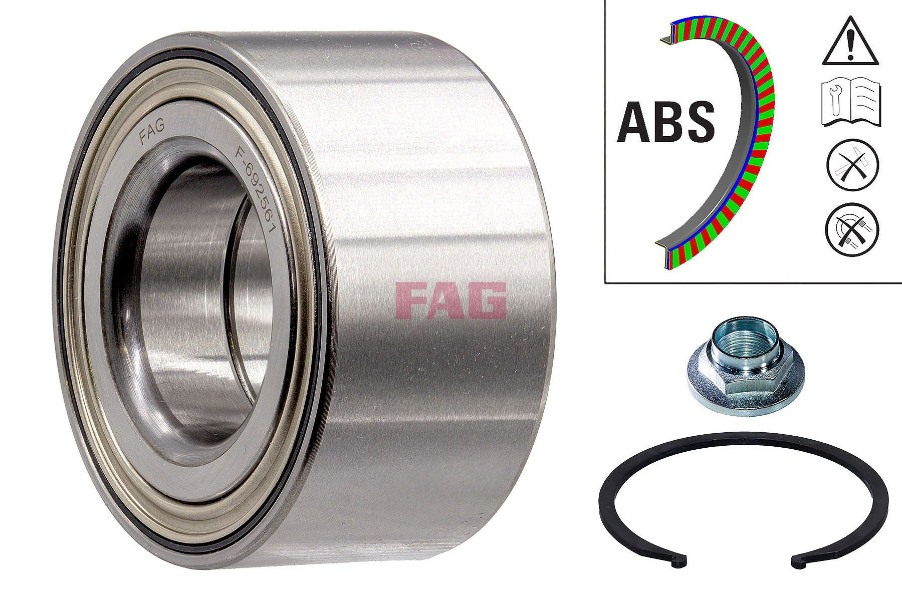 Cojinete de rueda delantero FAG 713626960 precio, desde 134,94 EUR